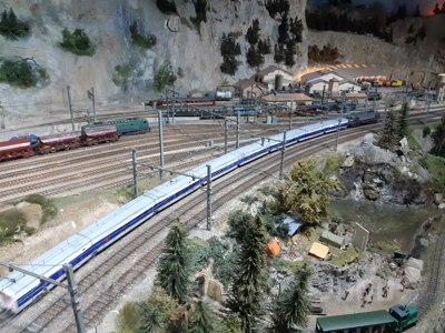 Maquette H0 Rêve et Magie du Rail (Tarascon-sur-Ariège)