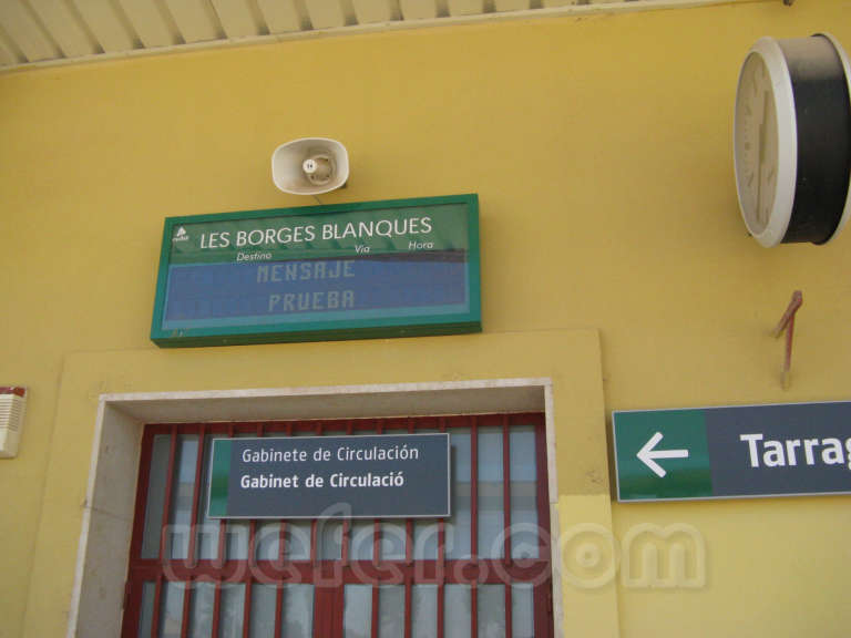 Renfe / ADIF: Les Borges Blanques - 2011