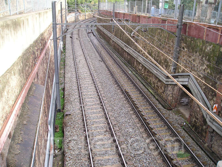 FGC Barcelona Peu del Funicular - Novembre de 2004