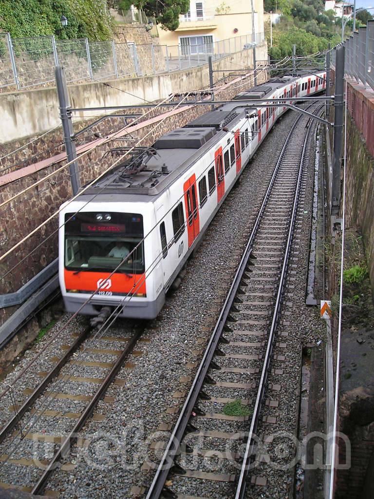 FGC Barcelona Peu del Funicular - Novembre de 2004