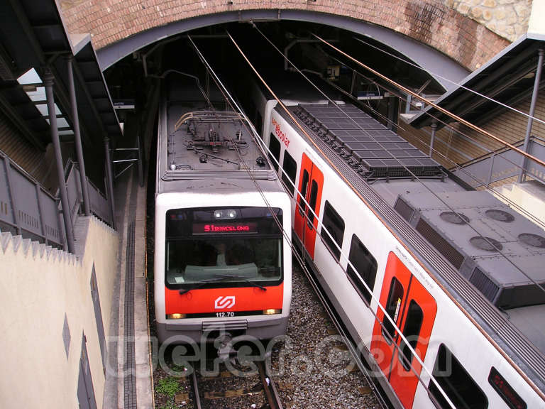 FGC Barcelona Peu del Funicular - Novembre de 2004