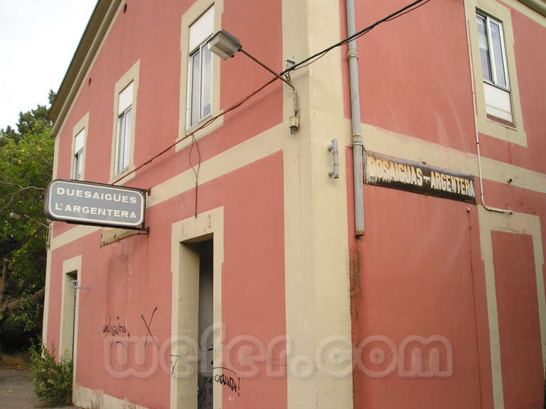 Renfe / ADIF: Duesaigües - l'Argentera - 2007