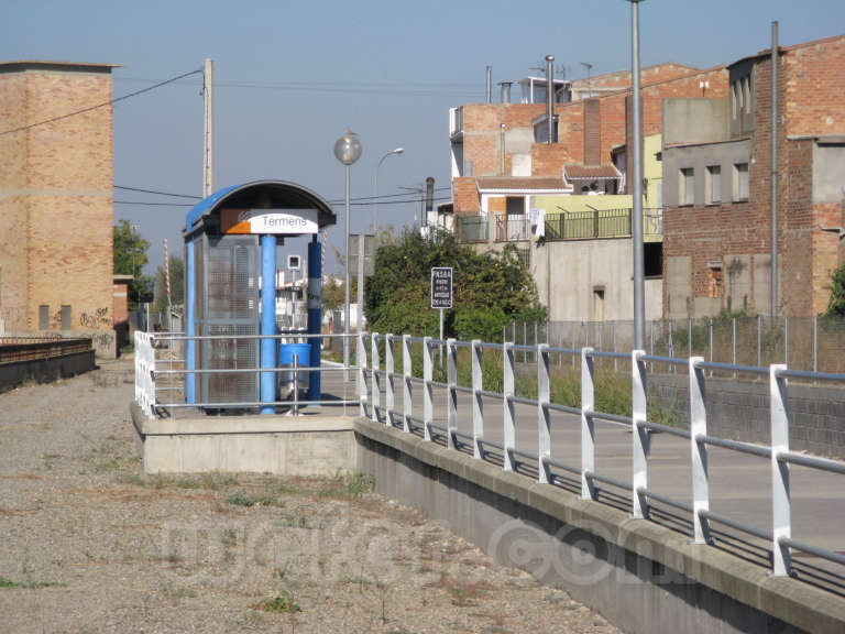 FGC: estación Térmens - 2011