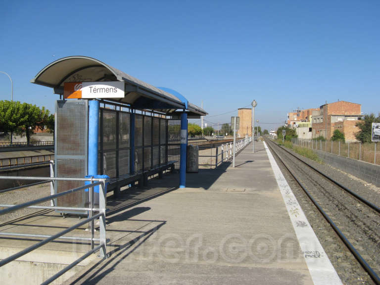FGC: estación Térmens - 2011