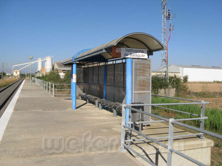 FGC: estación Vallfogona de Balaguer - 2011