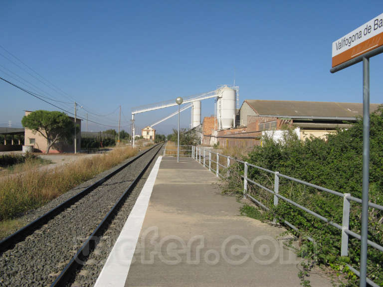 FGC: estación Vallfogona de Balaguer - 2011
