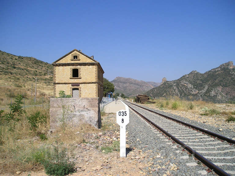 FGC: estación Sant Llorenç de Montgai - 2007