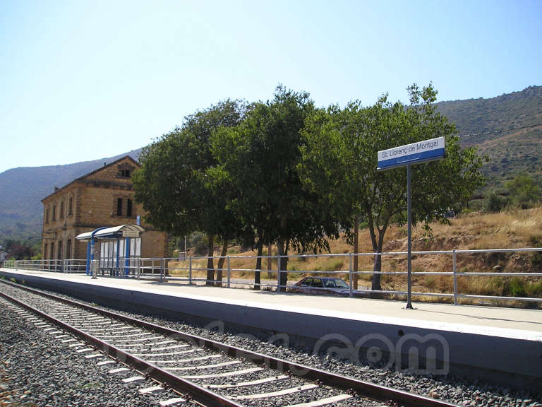 FGC: estación Sant Llorenç de Montgai - 2007
