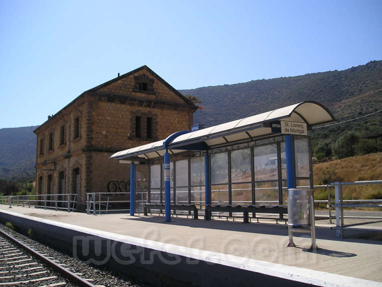 FGC: estación Sant Llorenç de Montgai - 2007