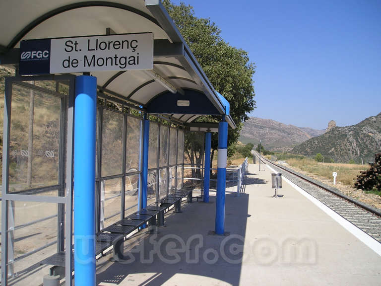 FGC: estación Sant Llorenç de Montgai - 2007