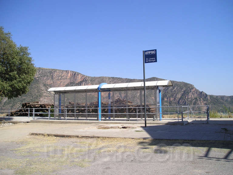 FGC: estación Sant Llorenç de Montgai - 2007