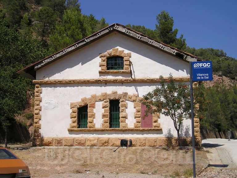 FGC: estación Vilanova de la Sal - 2007
