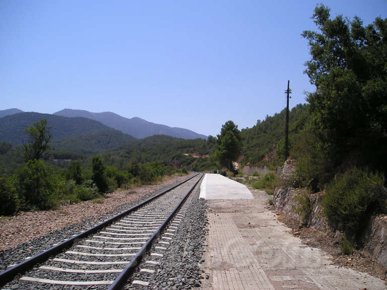 FGC: estación Santa Linya - 2007