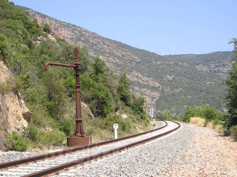 FGC: estación Santa Linya - 2007