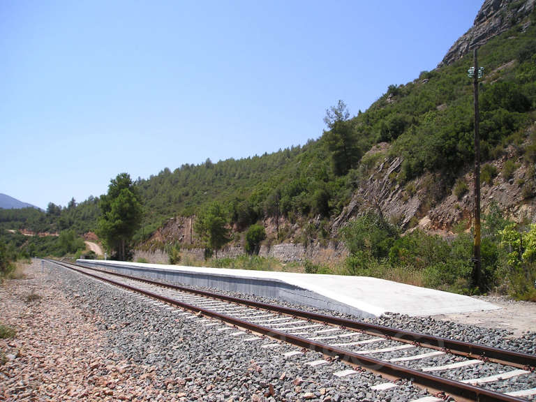 FGC: estación Santa Linya - 2007