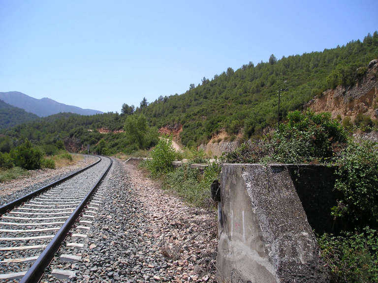 FGC: estación Santa Linya - 2007