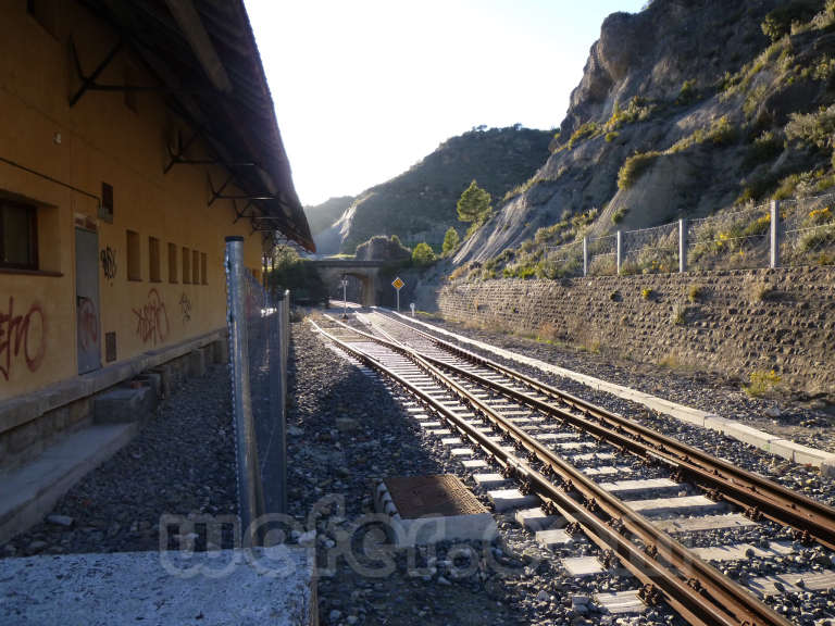 FGC: estación Àger - 2013