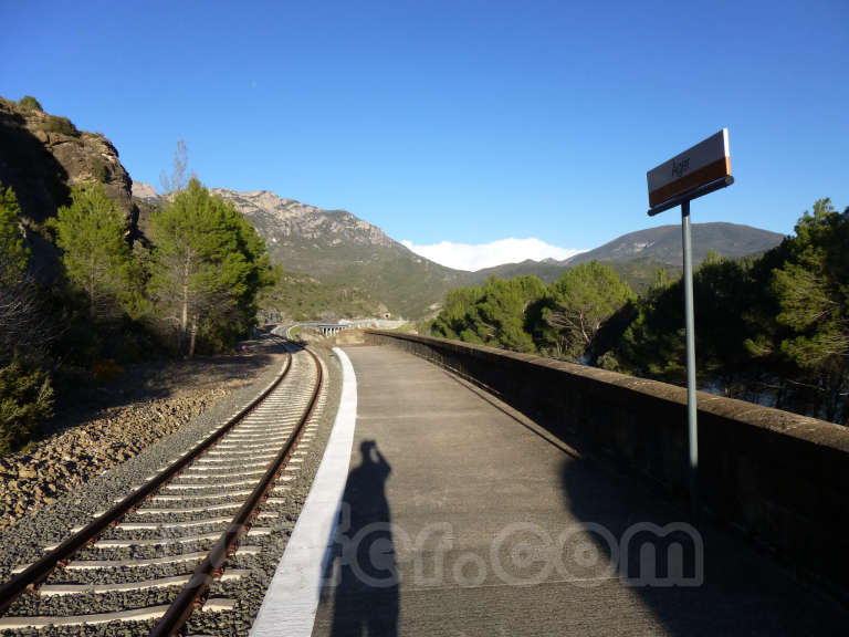 FGC: estación Àger - 2013