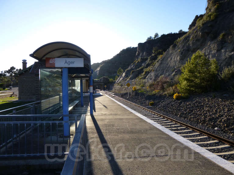 FGC: estación Àger - 2013