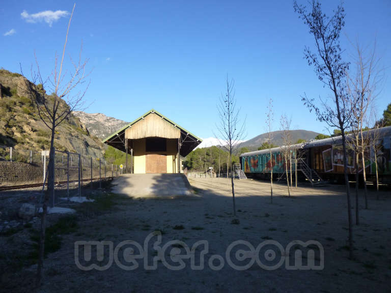 FGC: estación Àger - 2013