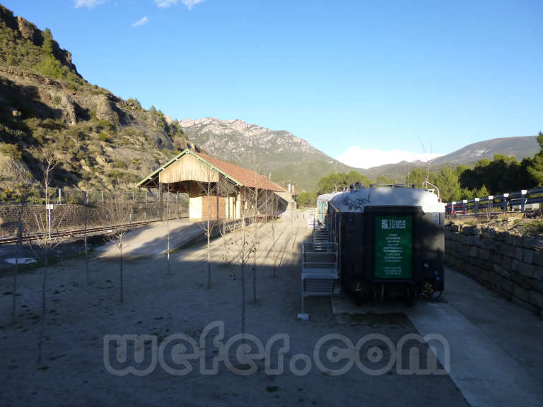 FGC: estación Àger - 2013