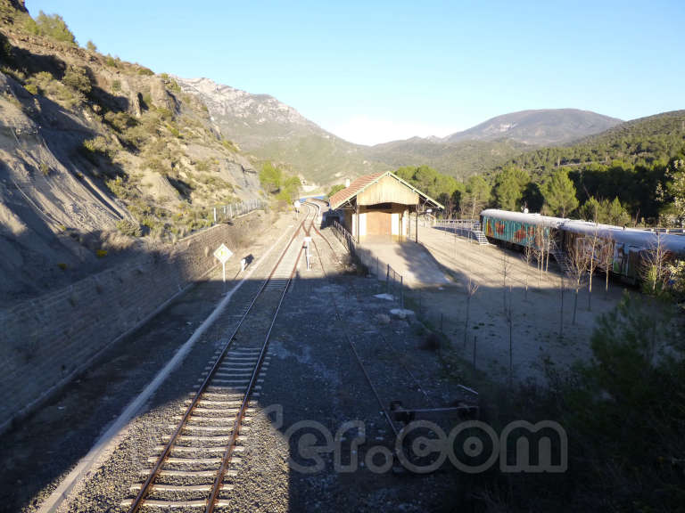 FGC: estación Àger - 2013