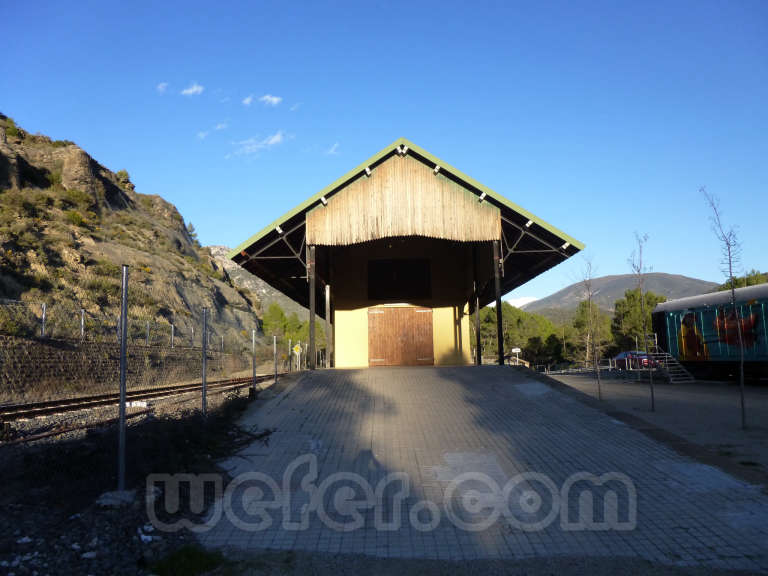 FGC: estación Àger - 2013
