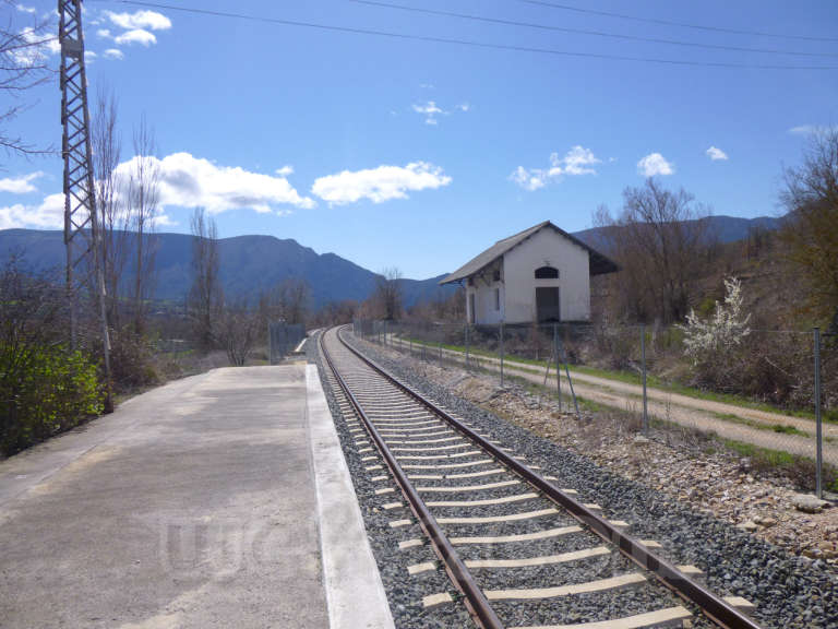 FGC: estación Guàrdia de Tremp - 2013