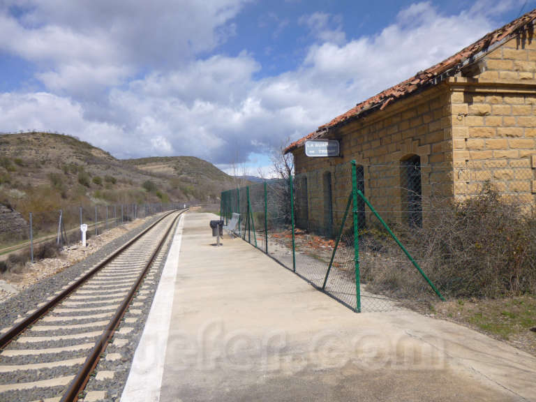 FGC: estación Guàrdia de Tremp - 2013