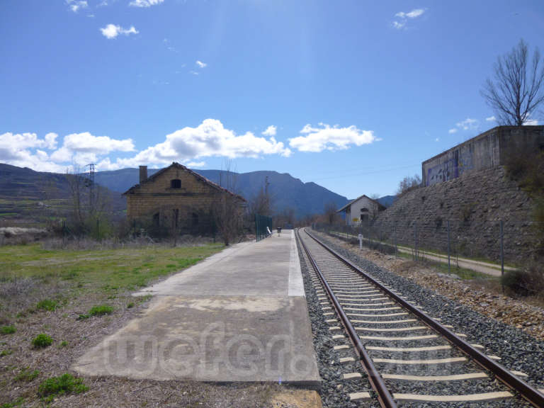 FGC: estación Guàrdia de Tremp - 2013