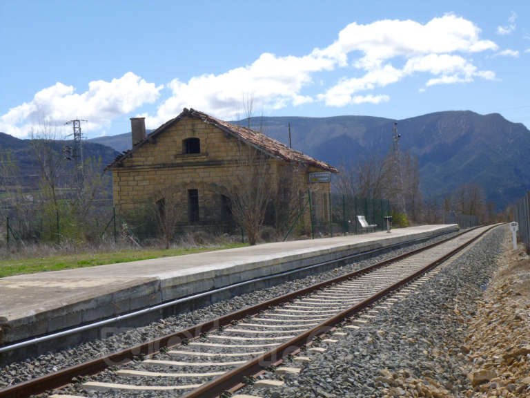 FGC: estación Guàrdia de Tremp - 2013