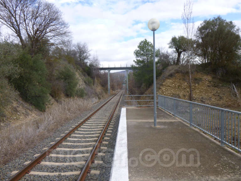 FGC: estación Salàs de Pallars - 2013