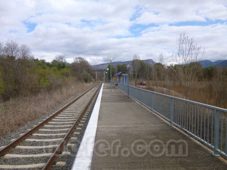 FGC: estación Salàs de Pallars - 2013