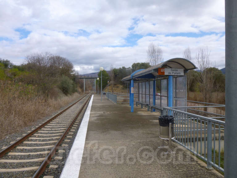 FGC: estación Salàs de Pallars - 2013