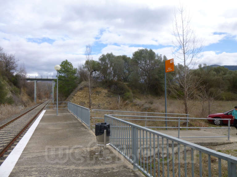 FGC: estación Salàs de Pallars - 2013