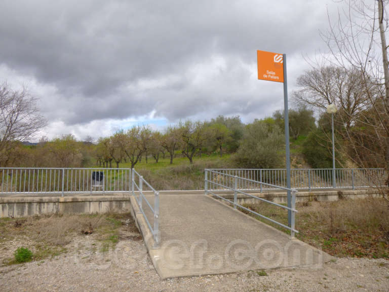 FGC: estación Salàs de Pallars - 2013