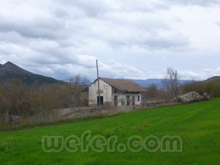 FGC: estación Salàs de Pallars - 2013