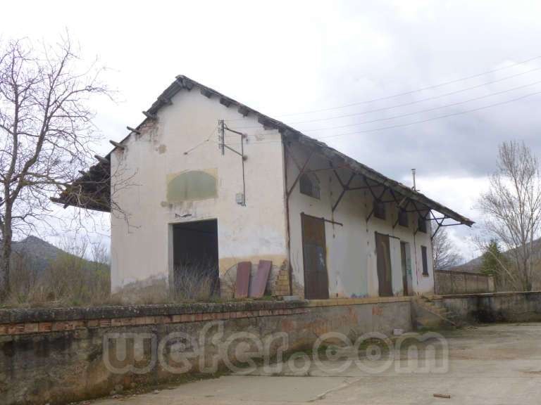 FGC: estación Salàs de Pallars - 2013