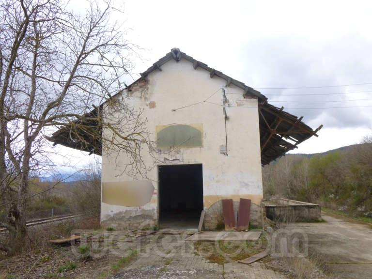 FGC: estación Salàs de Pallars - 2013