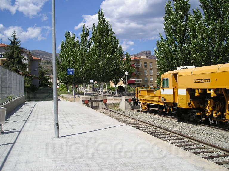 FGC: estación La Pobla de Segur - 2006
