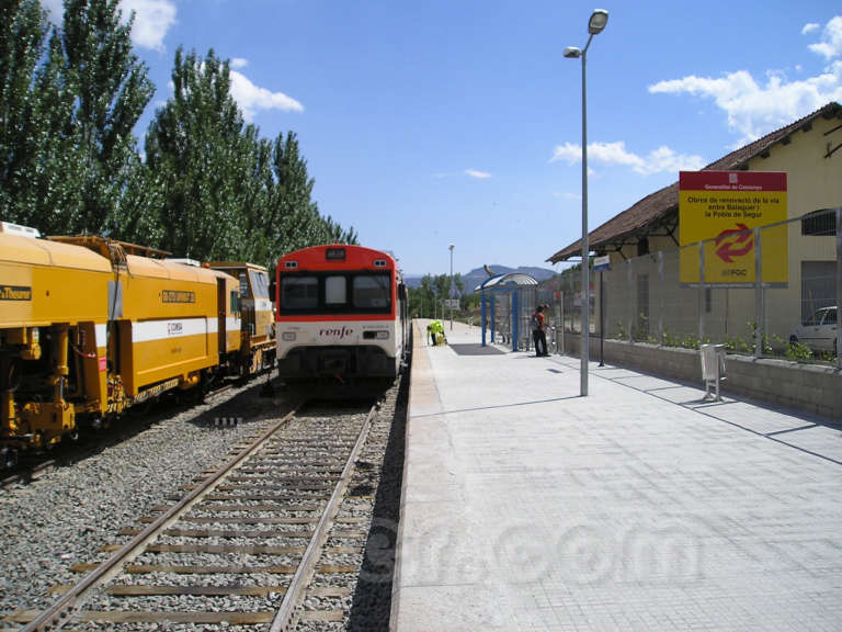 FGC: estación La Pobla de Segur - 2006