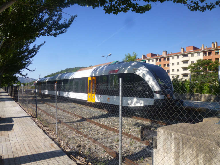 FGC: estación La Pobla de Segur - 2016