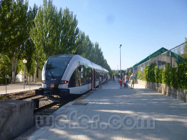 FGC: estación La Pobla de Segur - 2016