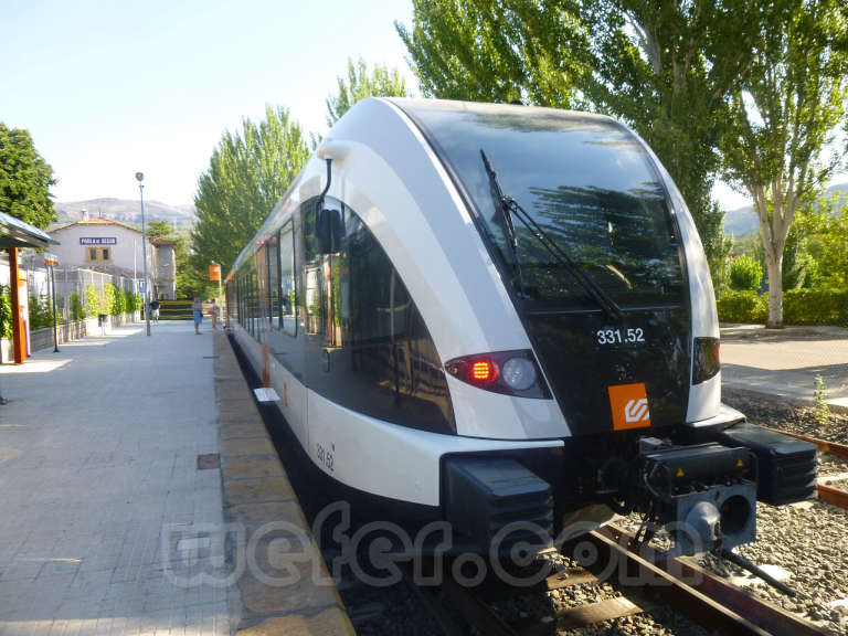 FGC: estación La Pobla de Segur - 2016