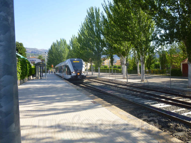 FGC: estación La Pobla de Segur - 2016