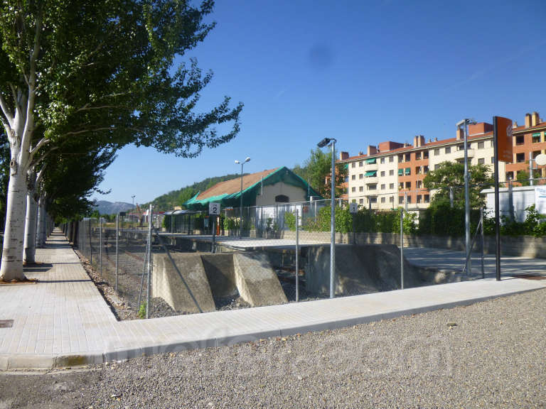 FGC: estación La Pobla de Segur - 2016
