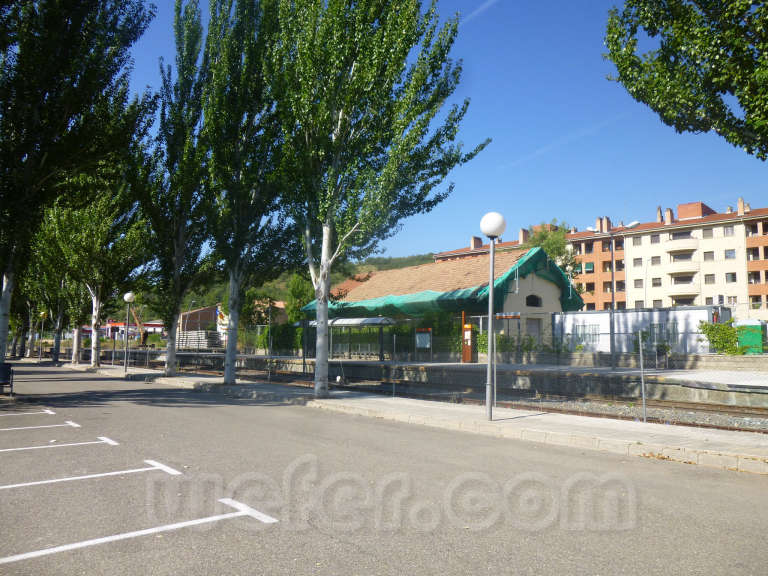 FGC: estación La Pobla de Segur - 2016