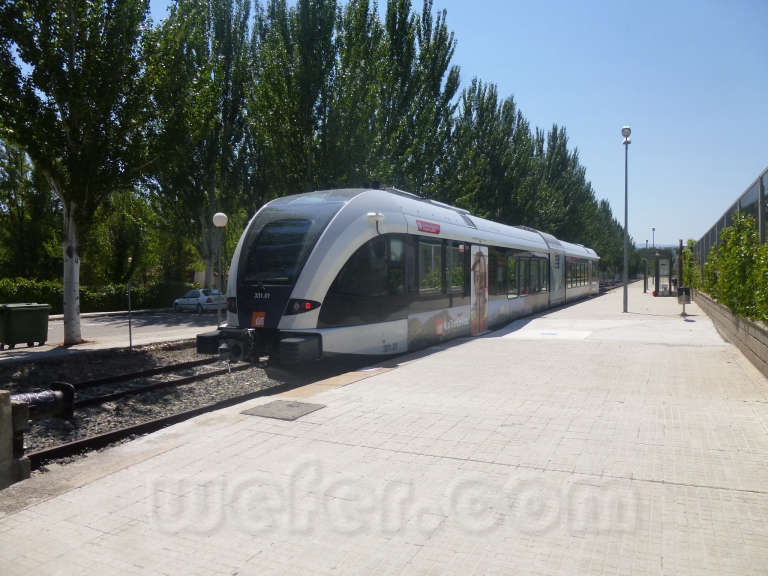 FGC: estación La Pobla de Segur - 2016