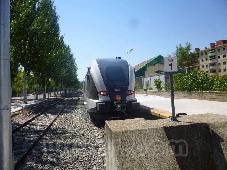 FGC: estación La Pobla de Segur - 2016