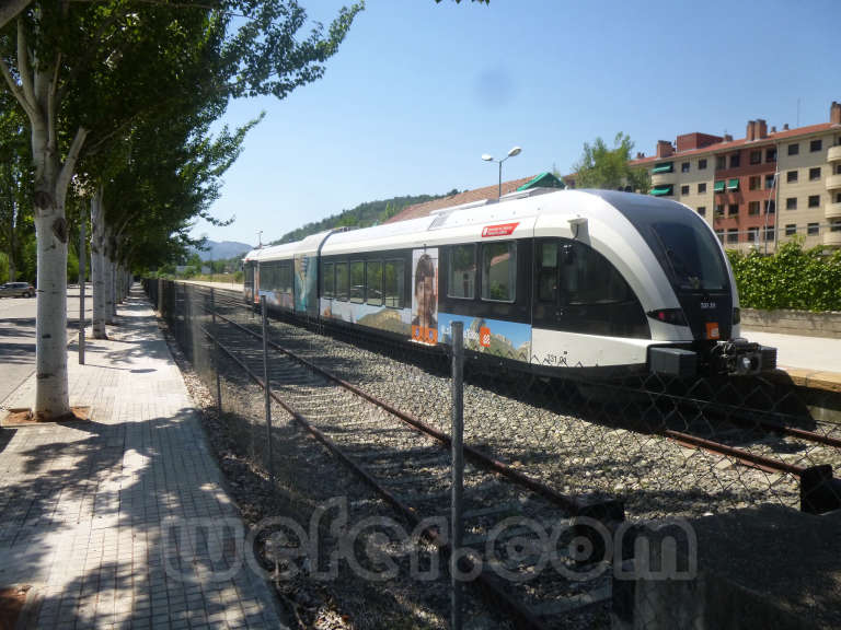 FGC: estación La Pobla de Segur - 2016